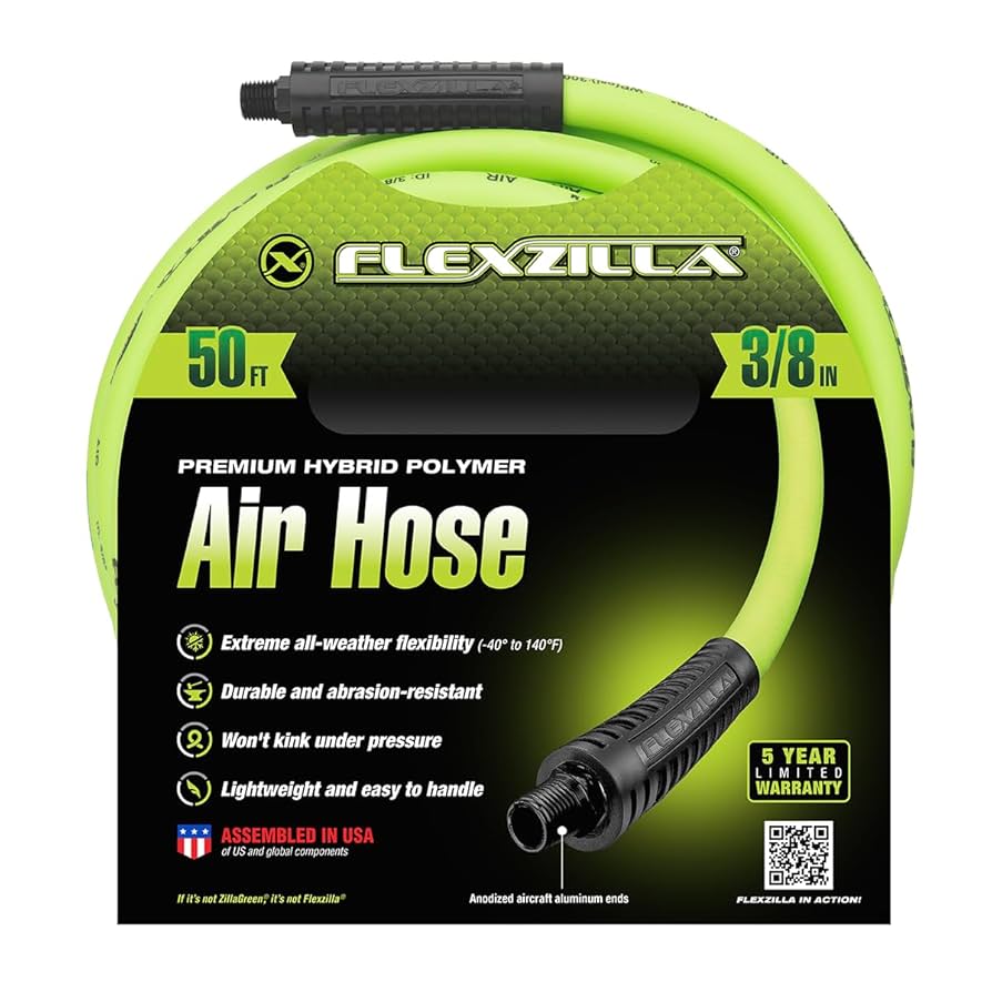 ひら　50cm4mm Amazon.com: Flexzilla Air Hose, 3/8 in. x 50 ft., 1/4 in